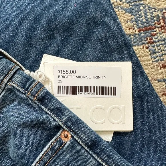NWT Faherty Etica Brigitte Kick Flare Jeans 25