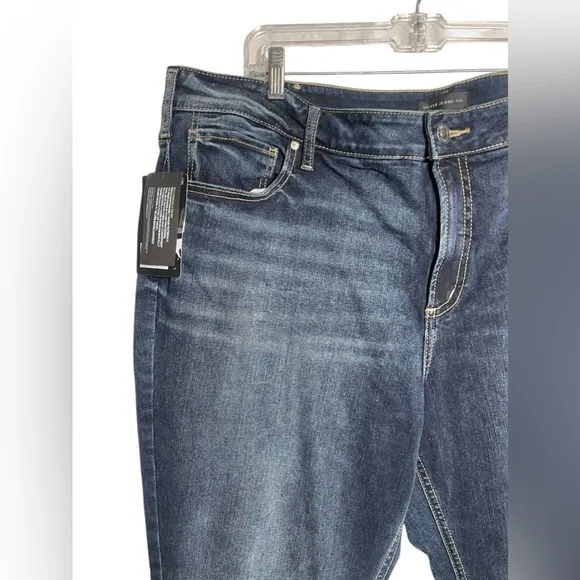 NWT SILVER jeans size 24W Suzi Curvy Fit Midrise Bootcut Blue Jeans 💙💙