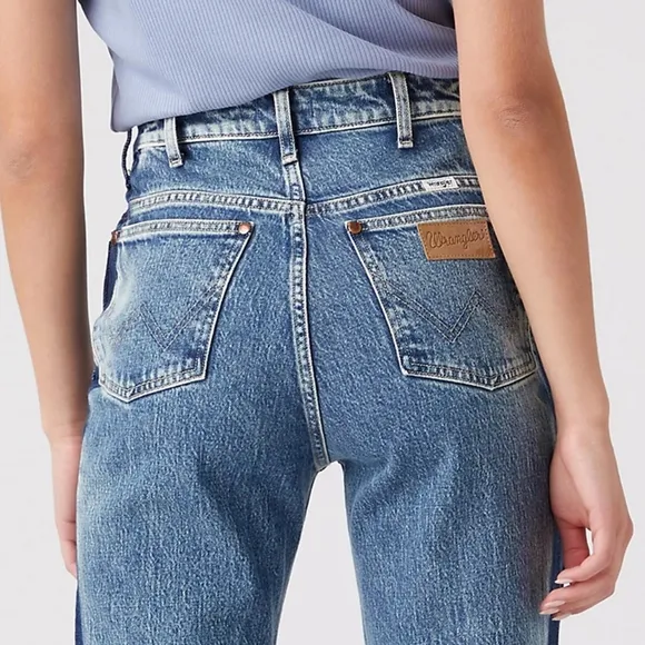 NWT Wrangler Gravity TwoTone Acid Wash Westward 626 High Rise Bootcut Jean 31x32