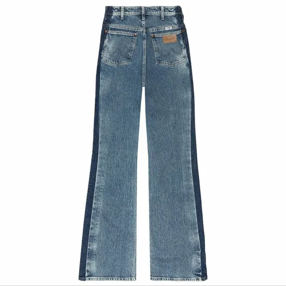 NWT Wrangler Gravity TwoTone Acid Wash Westward 626 High Rise Bootcut Jean 31x32