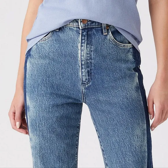 NWT Wrangler Gravity TwoTone Acid Wash Westward 626 High Rise Bootcut Jean 31x32