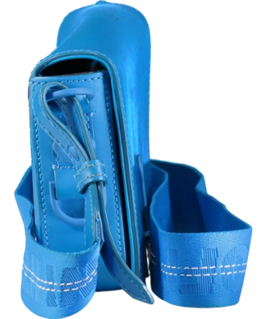 Off-White Blue Binder Clip Bag