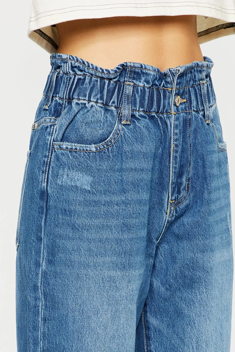 Olivia Ultra High Rise Paperbag Boyfriend Jeans