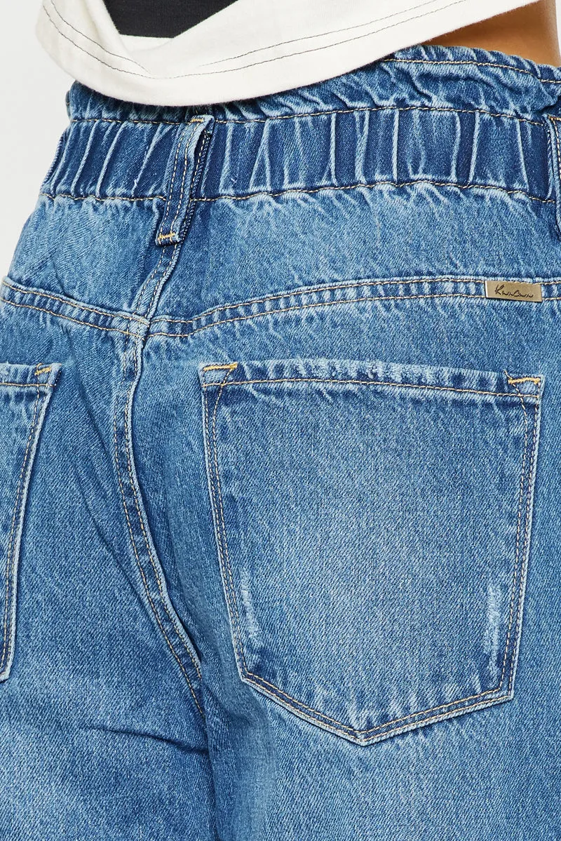 Olivia Ultra High Rise Paperbag Boyfriend Jeans