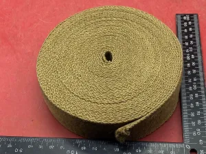 Original British Army Canvas Webbing on a Reel - Approx 38mm Wide