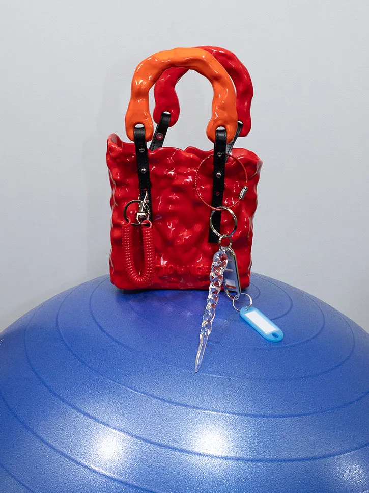 Ottolinger Signature "Ceramic" Bag, Red