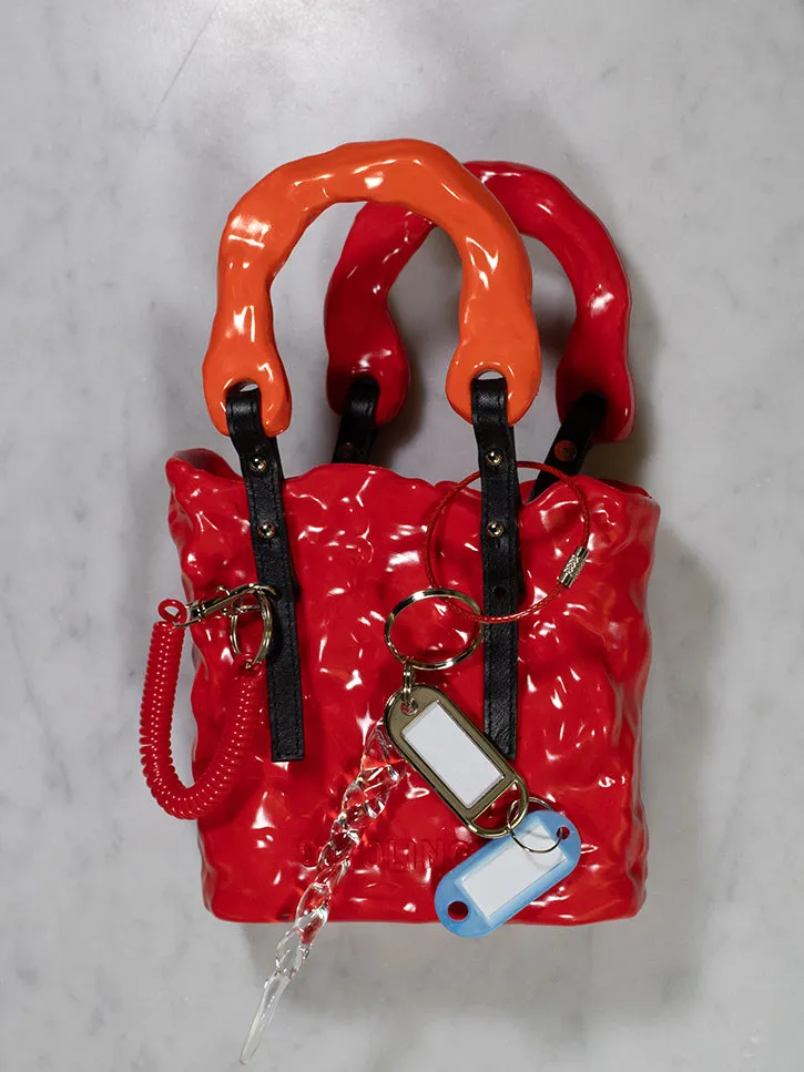 Ottolinger Signature "Ceramic" Bag, Red