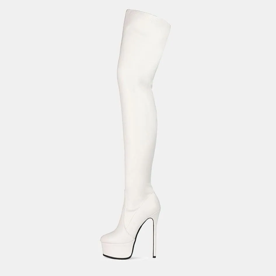 Over The Knee High Heel Boots