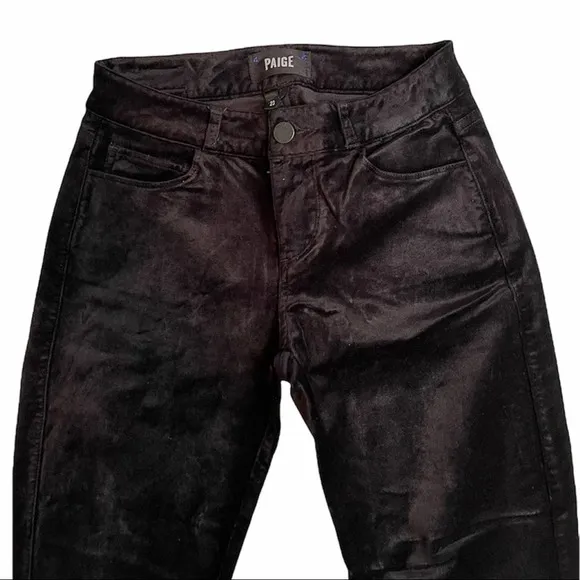 Paige Hoxton Ultra Skinny Jeans Black Color Size 23