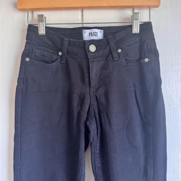 PAIGE Verdugo Ultra Skinny Black Jeans
