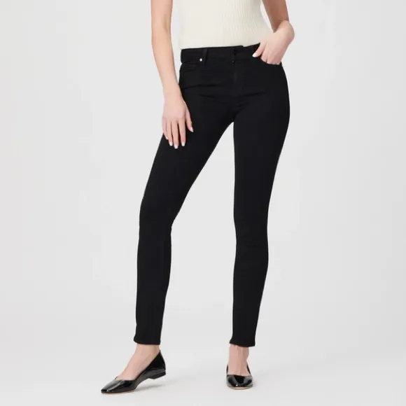 PAIGE Verdugo Ultra Skinny Black Jeans