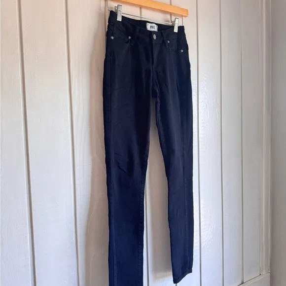 PAIGE Verdugo Ultra Skinny Black Jeans