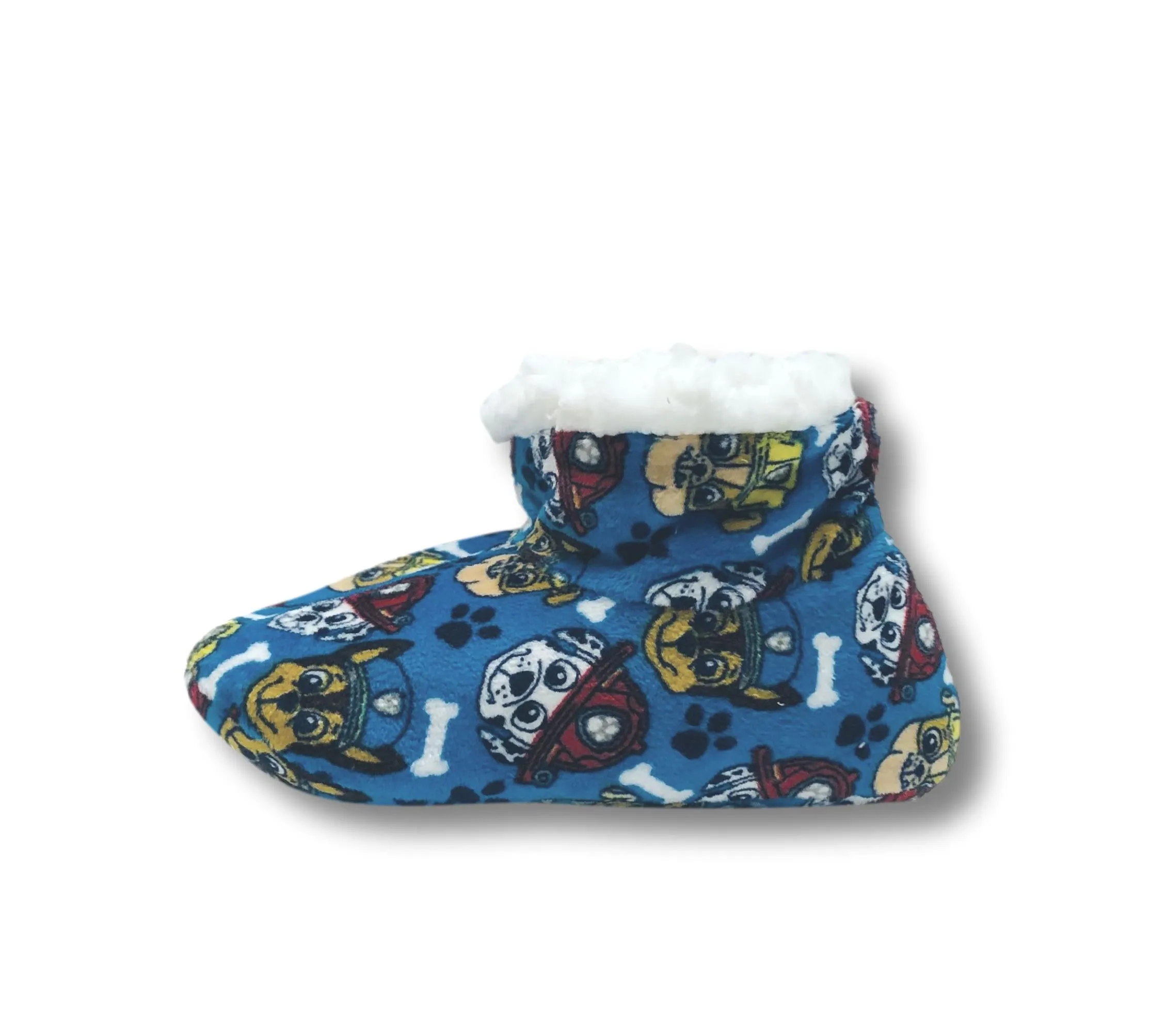 Paw Patrol Toddler Slipper Booties for Boys Fuzzy Kids House Shoes