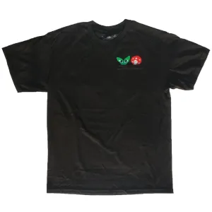 Peeking Aapi and Stargirl Pocket T-Shirt Black