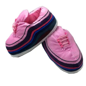 Pink Black Winter Slippers – Stylish and Warm for Relaxation
