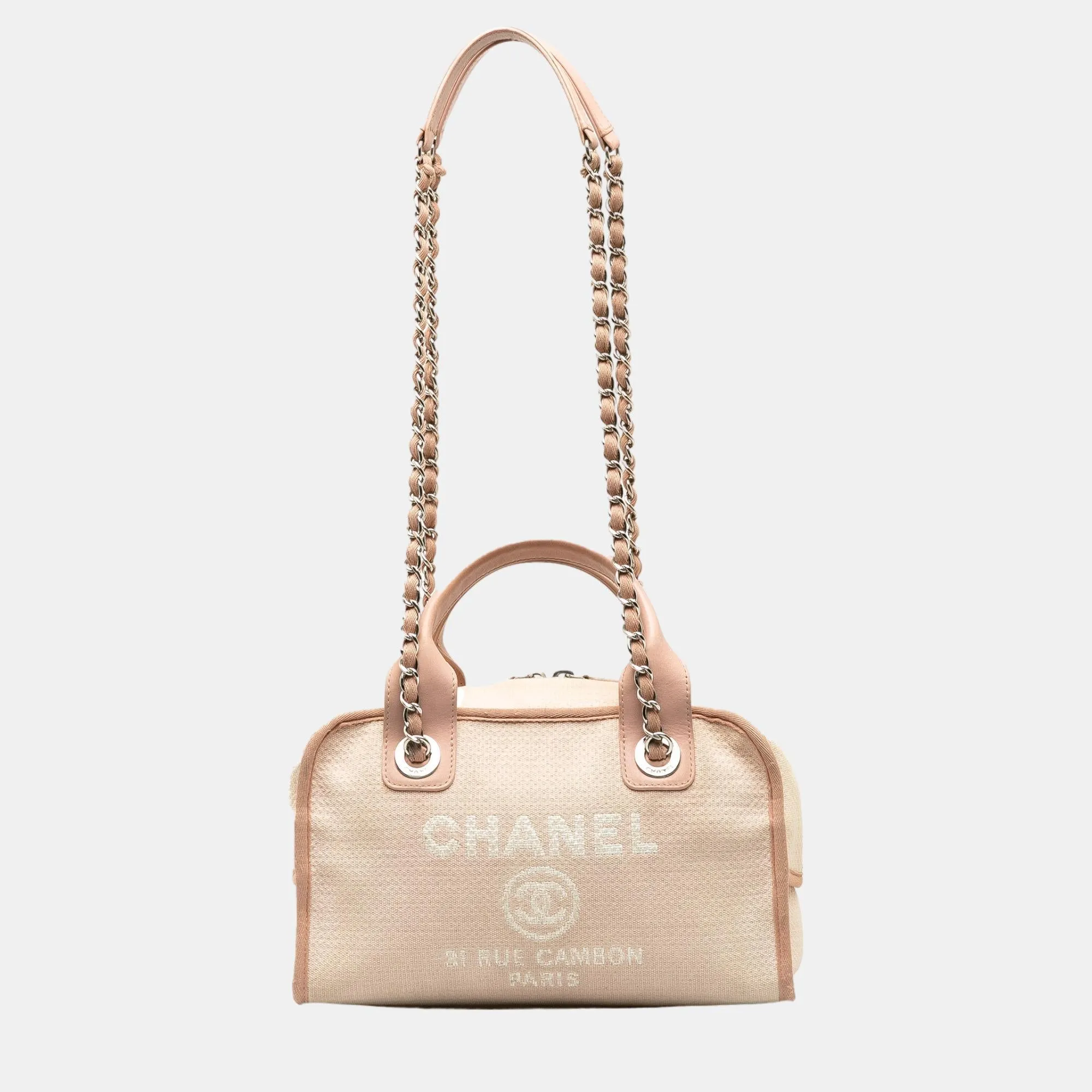 Pink Small Deauville Bowling Satchel
