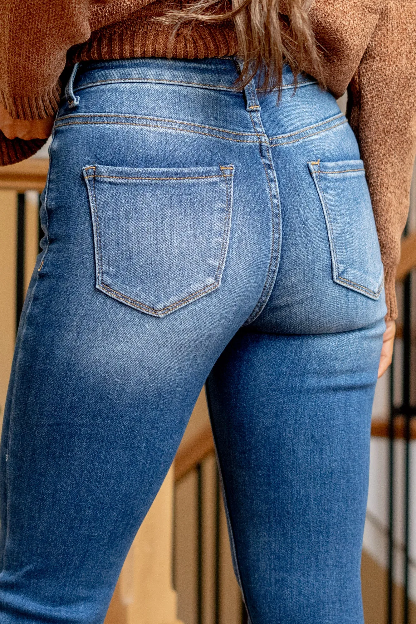 Pinnacle High Rise Front Seam Flare