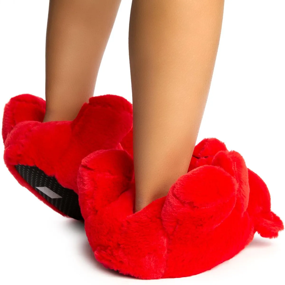 Plush-01 Bear Fuzzy Slippers