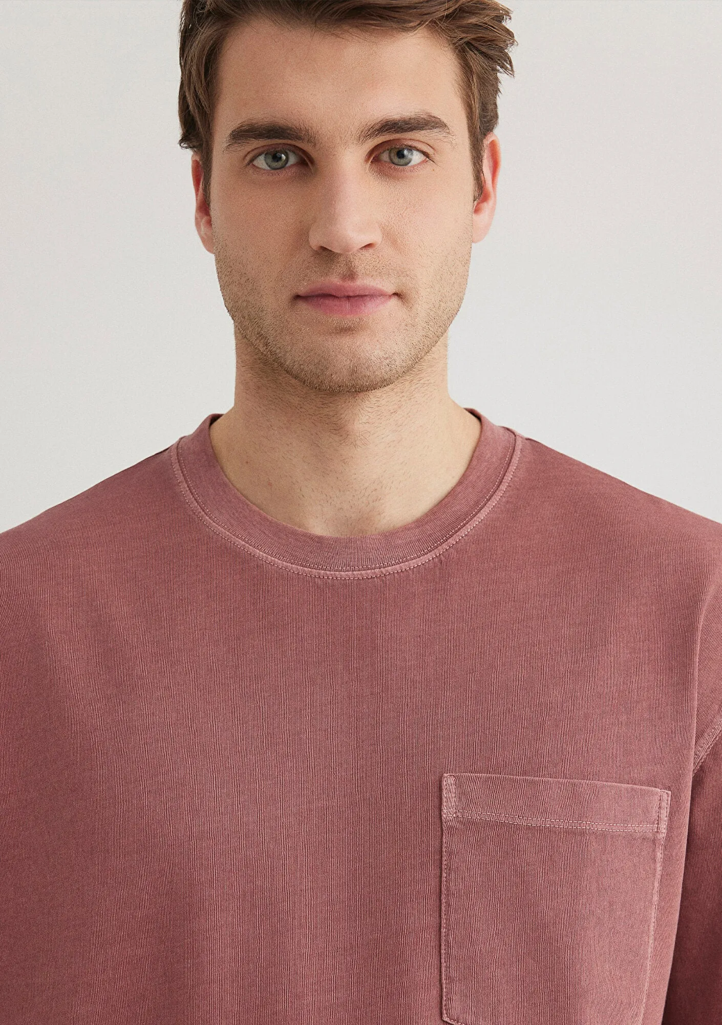 Pocket Detailed Orange T-Shirt