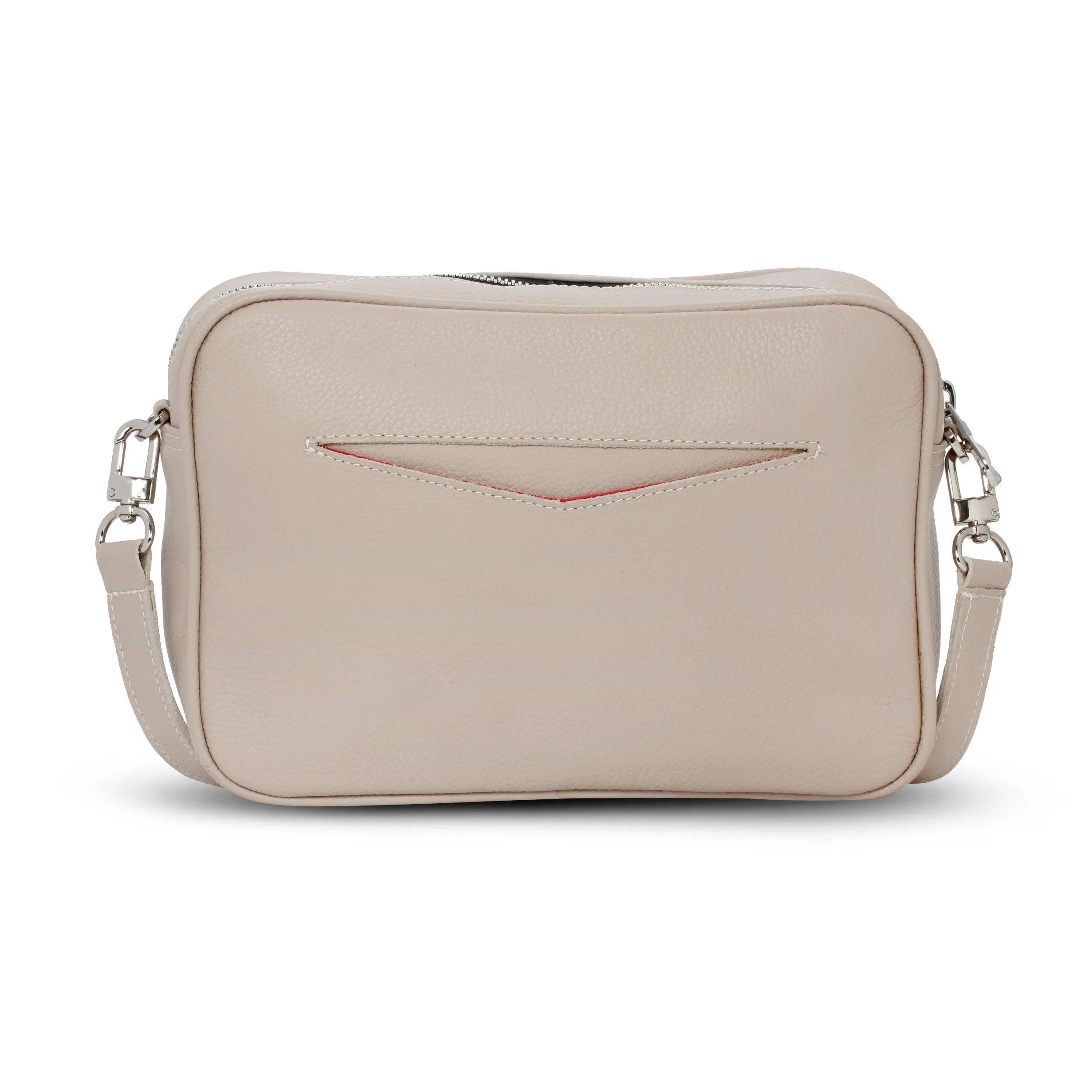 Pocket Messenger - Cream Pebble