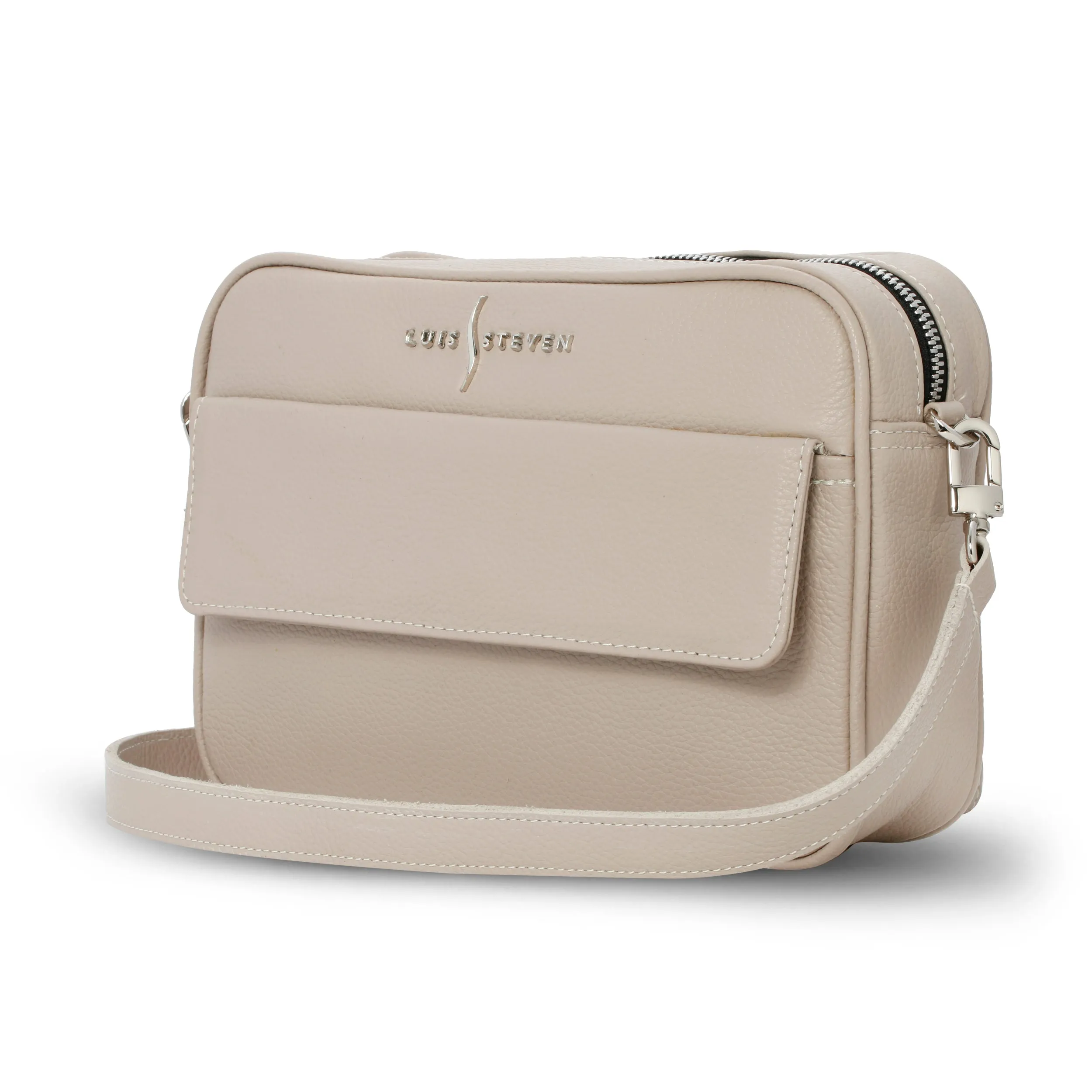 Pocket Messenger - Cream Pebble
