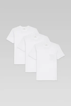 Pocket T-Shirt Pack (3 for 2) - White