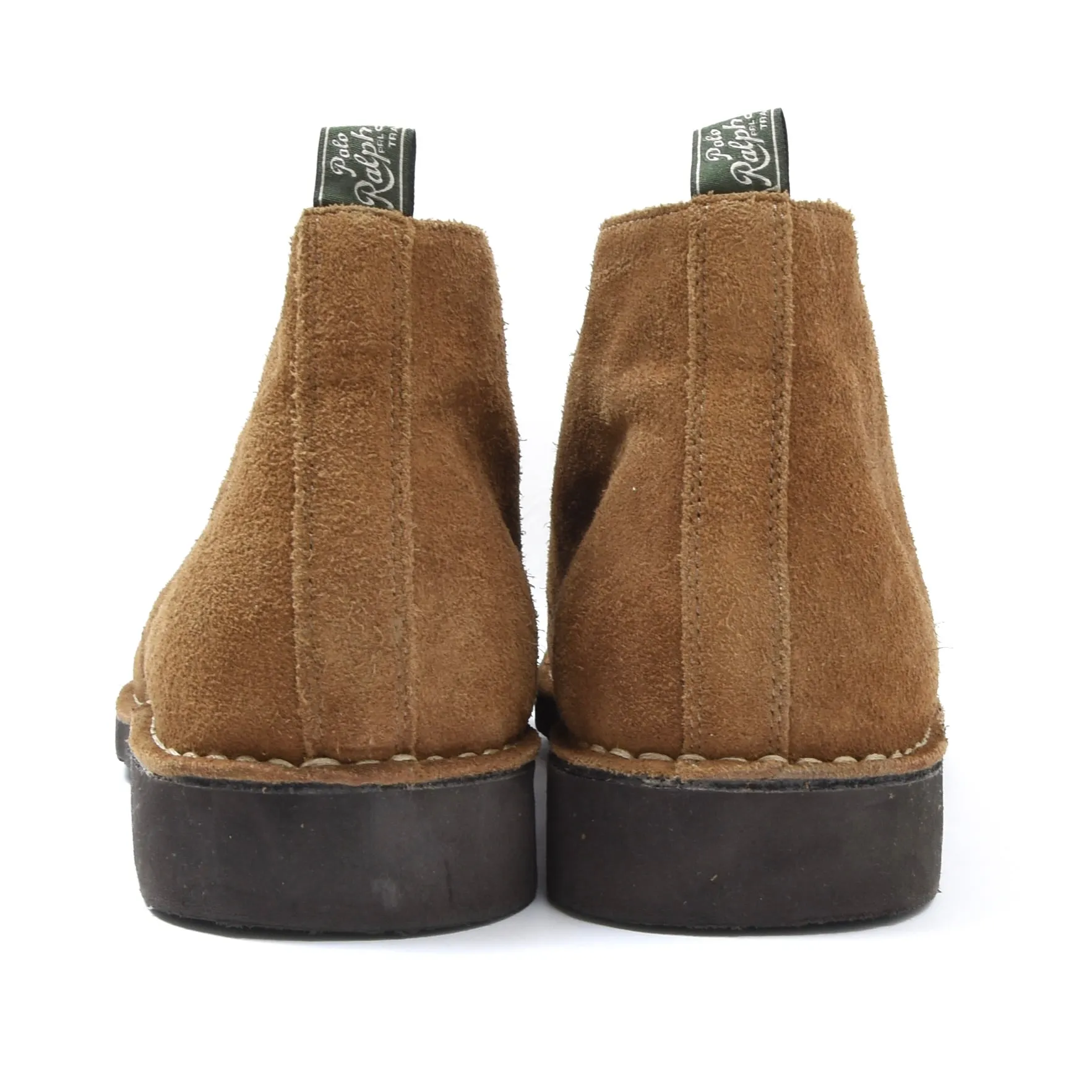 Polo Ralph Lauren Suede Talan Chukka Boots Size EUR 45/US 12/UK 11 - Tan