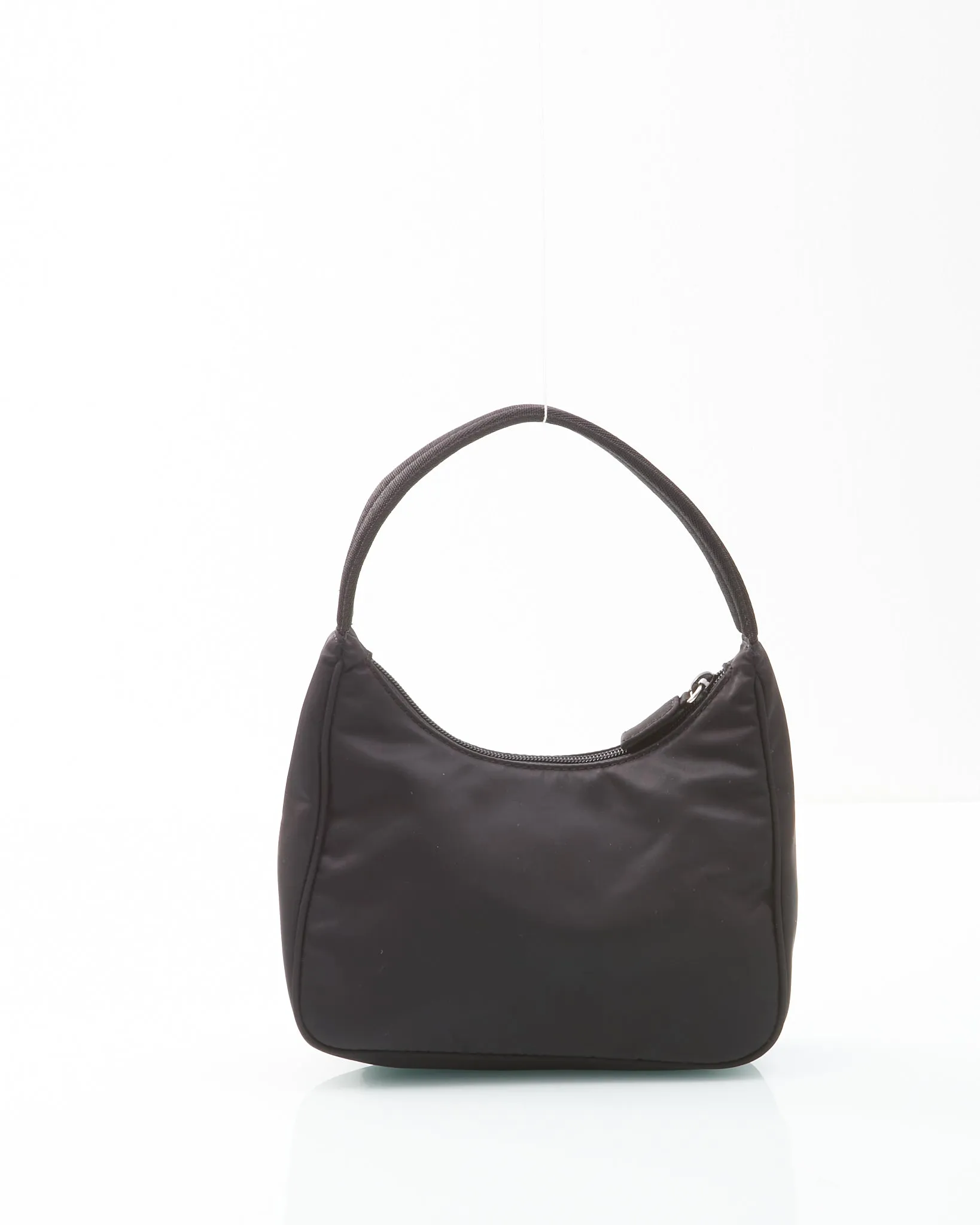 Prada Black Nylon Tessuto First Edition Shoulder Bag