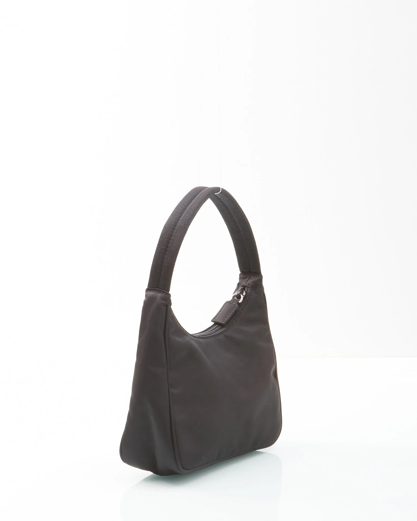 Prada Black Nylon Tessuto First Edition Shoulder Bag