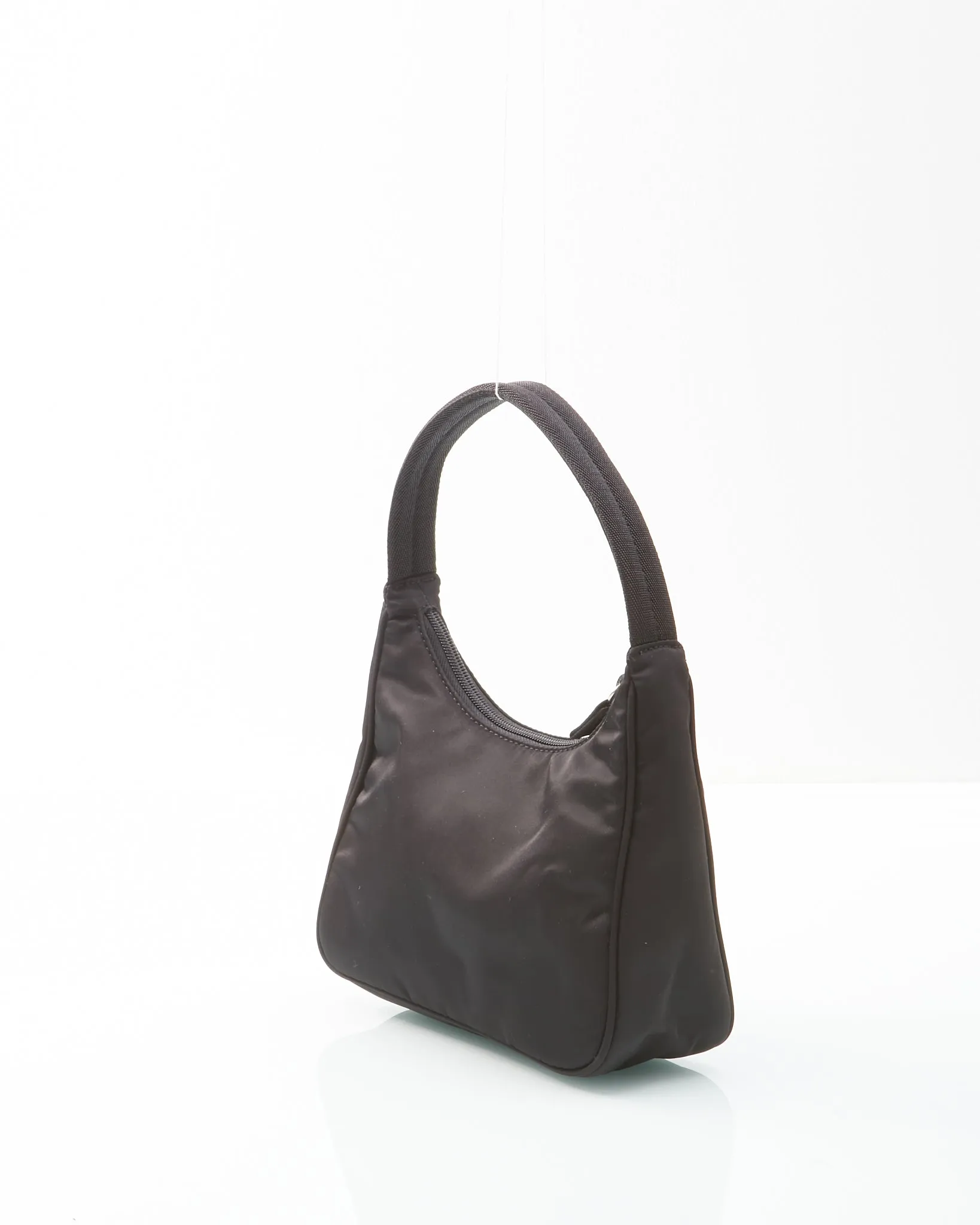 Prada Black Nylon Tessuto First Edition Shoulder Bag