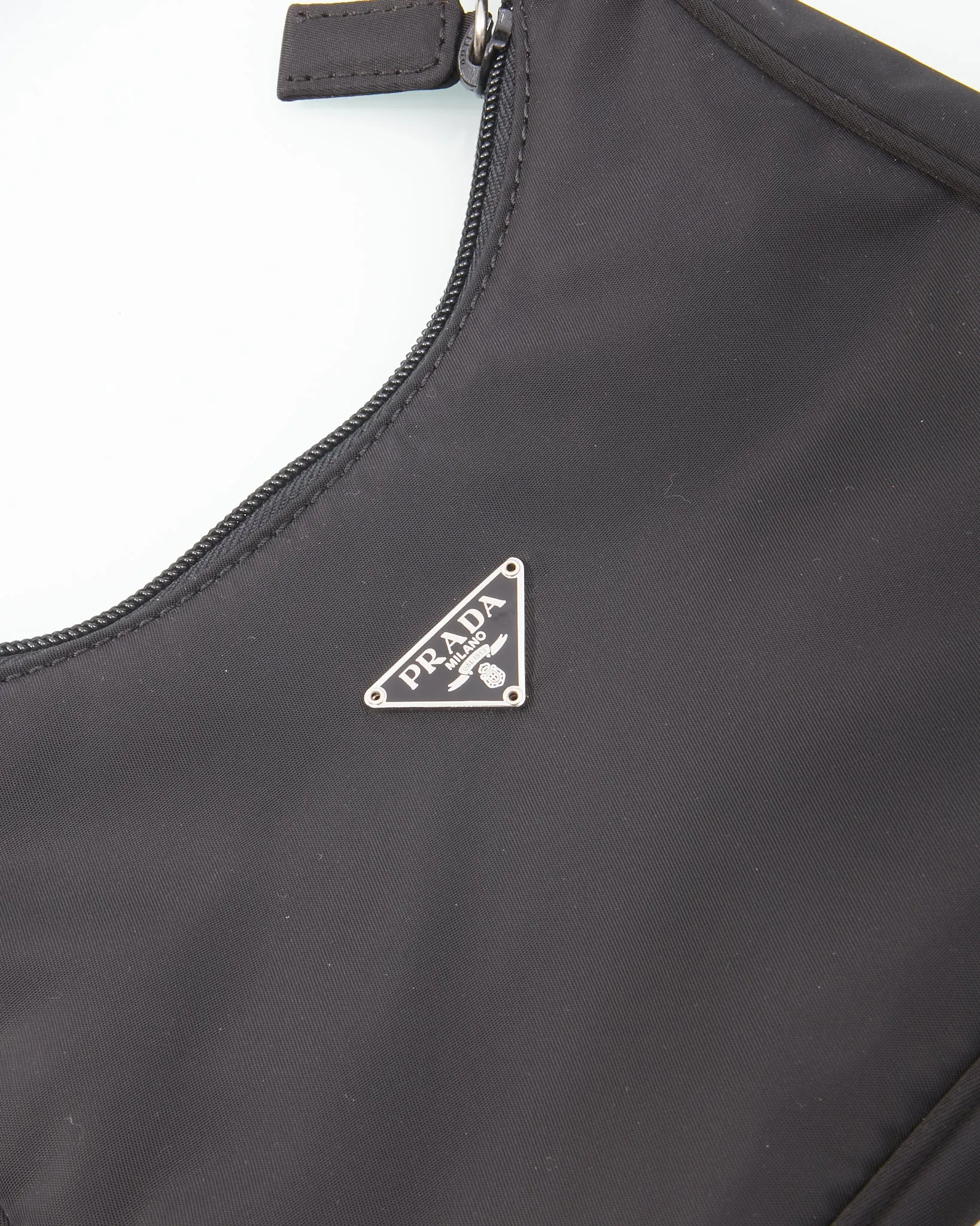 Prada Black Nylon Tessuto First Edition Shoulder Bag
