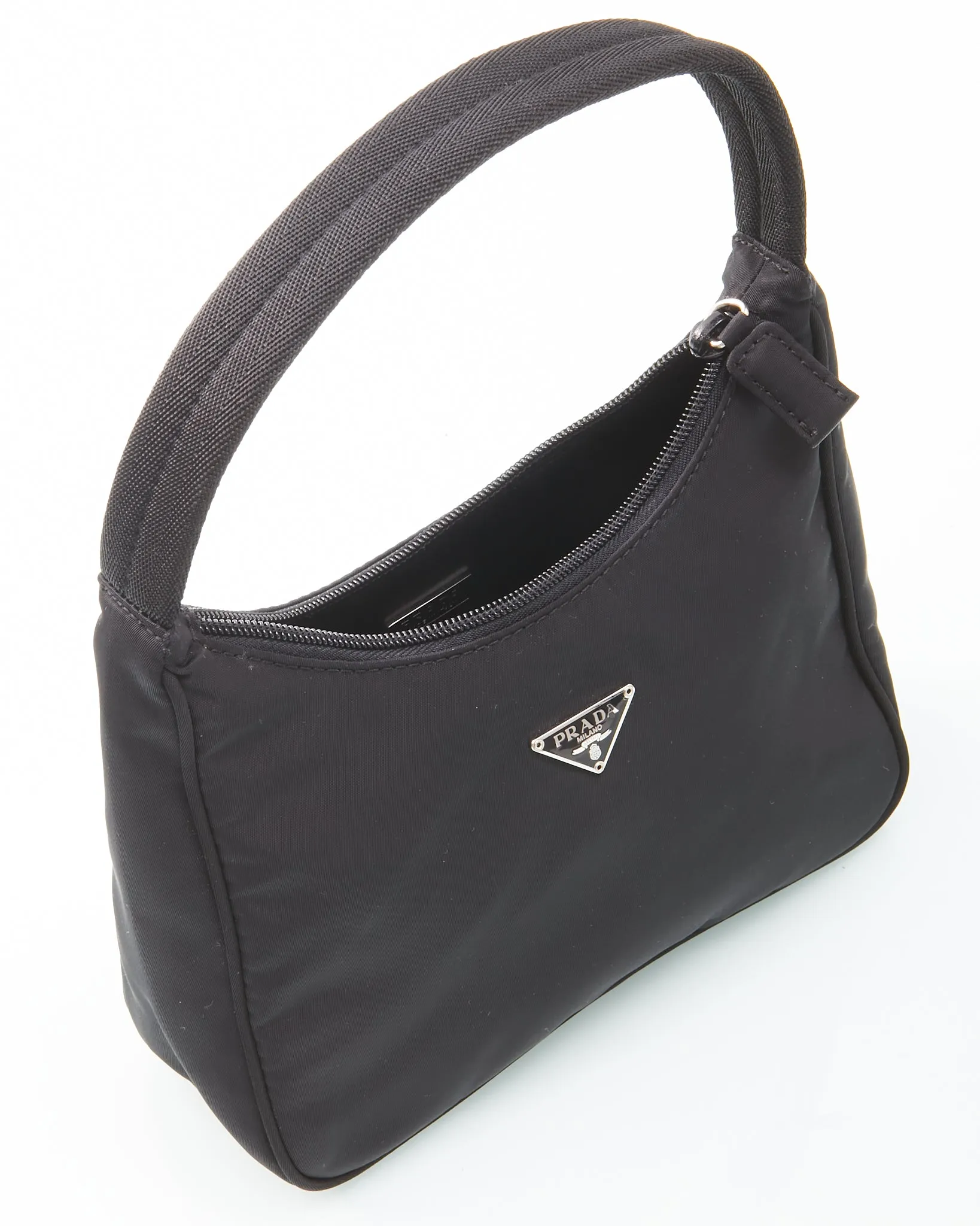 Prada Black Nylon Tessuto First Edition Shoulder Bag