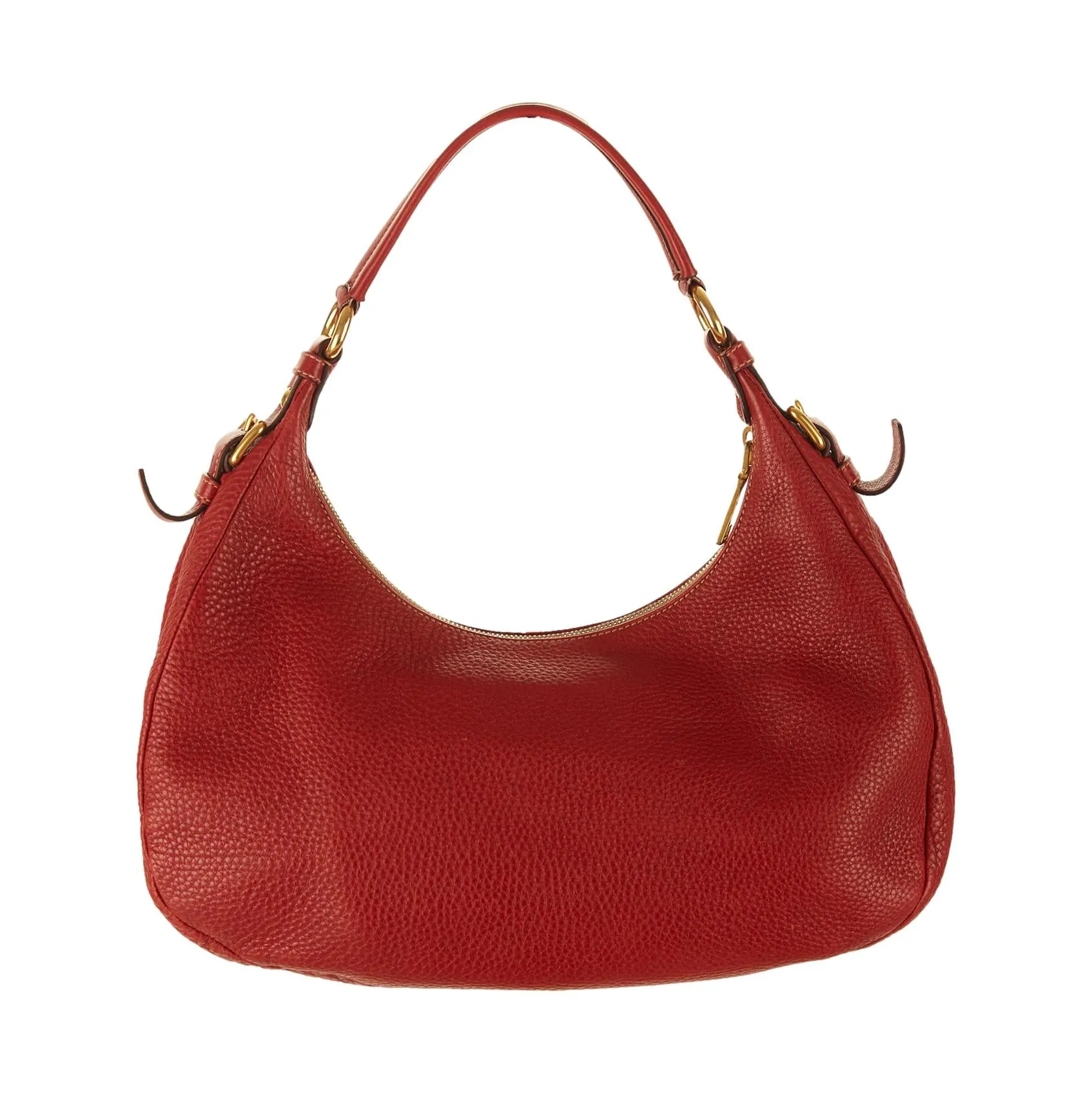Prada Red Logo Shoulder Bag