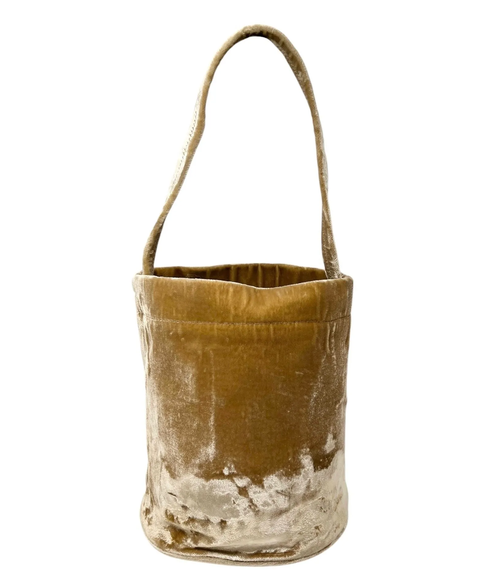 Prada Velvet Bucket Shoulder Bag