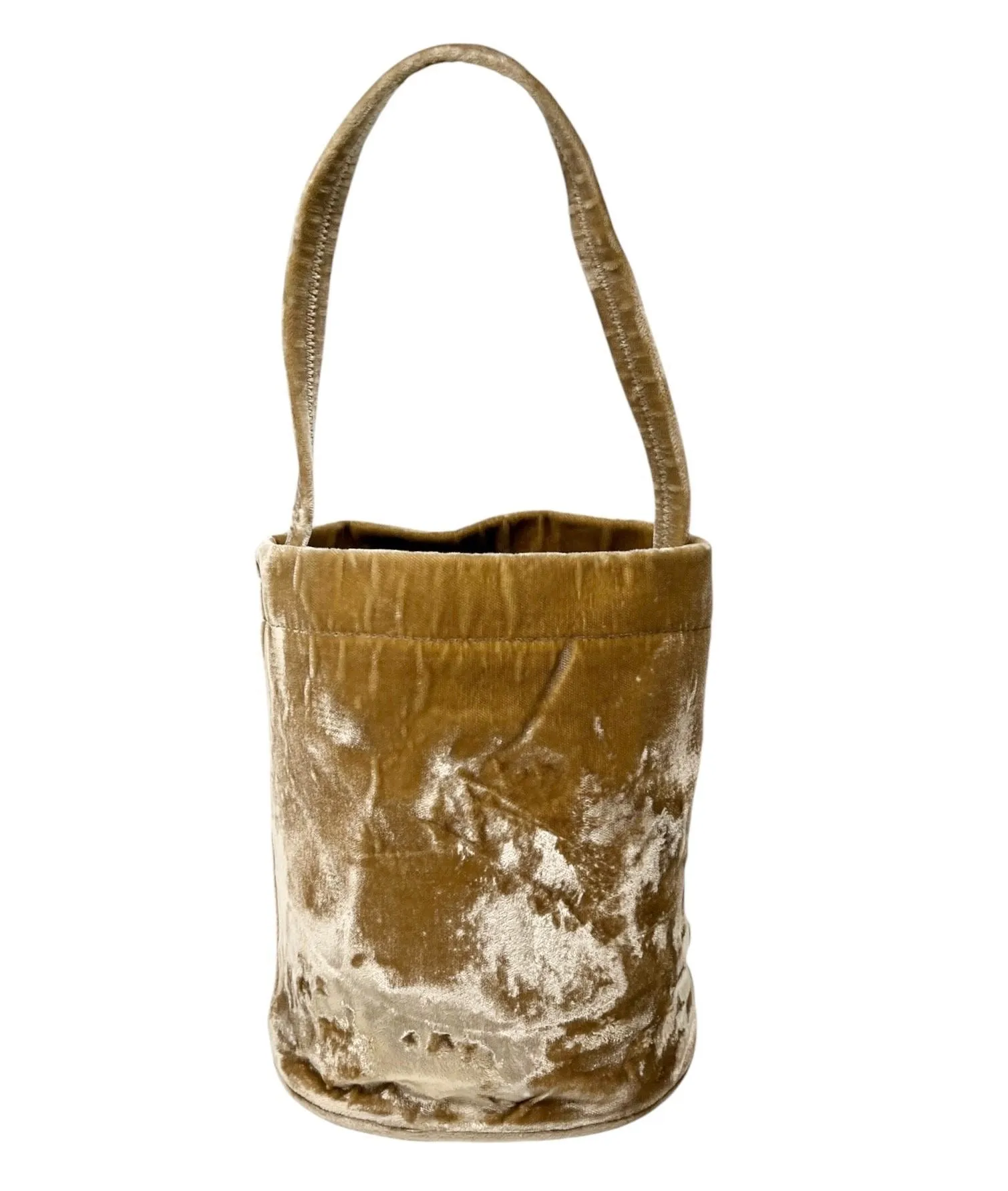Prada Velvet Bucket Shoulder Bag