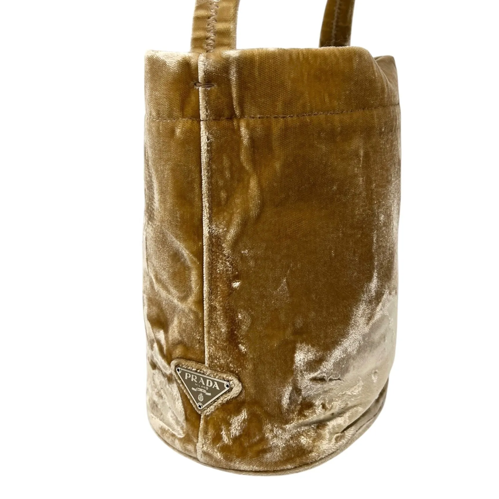Prada Velvet Bucket Shoulder Bag