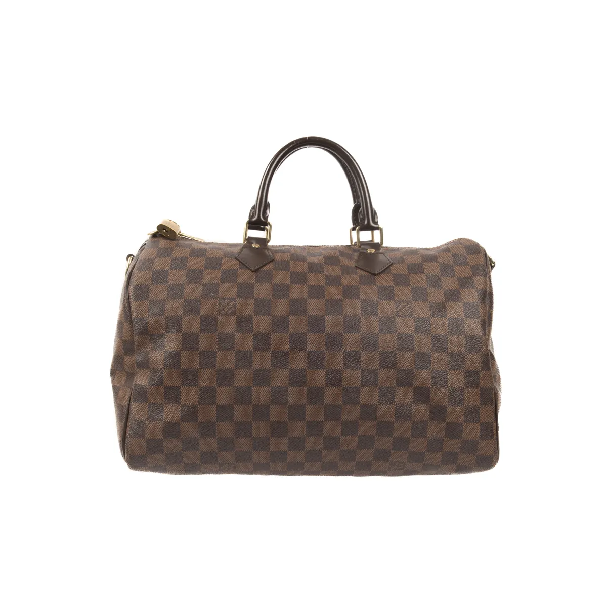 Pre-Owned Louis Vuitton Damier Ebene Speedy Bandouliere 35