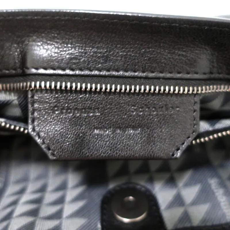Proenza Schouler PS1 Medium Fringe Bag Black Leather Crossbody Satchel