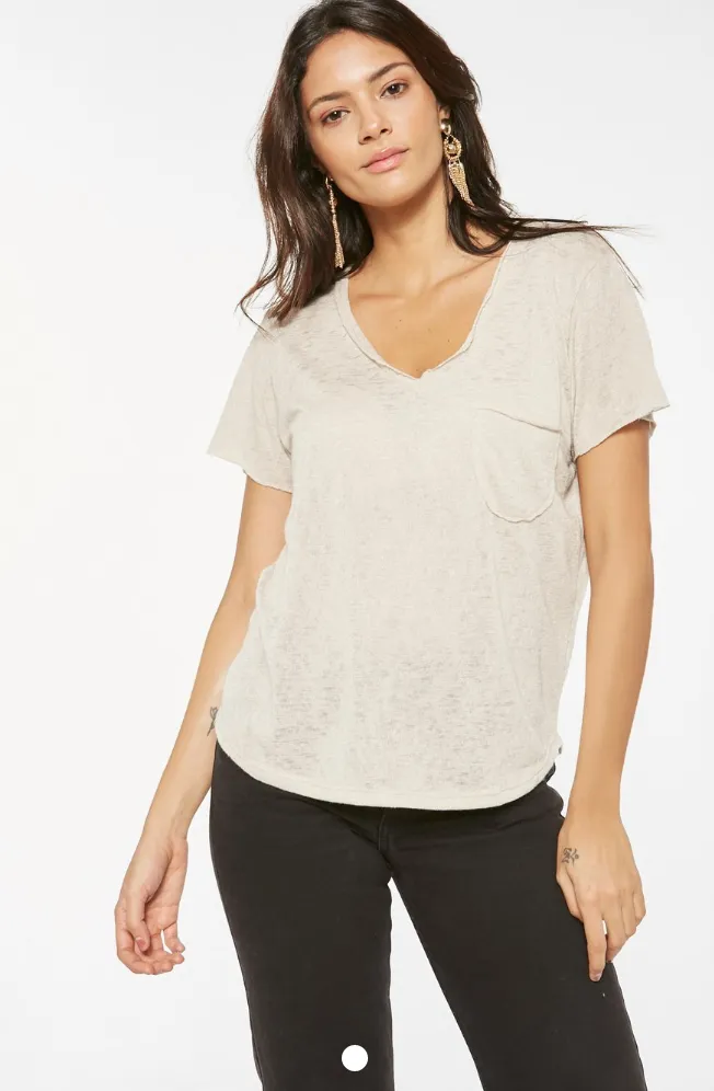 Project Social T Temptation Pocket Tee | Gold Haze