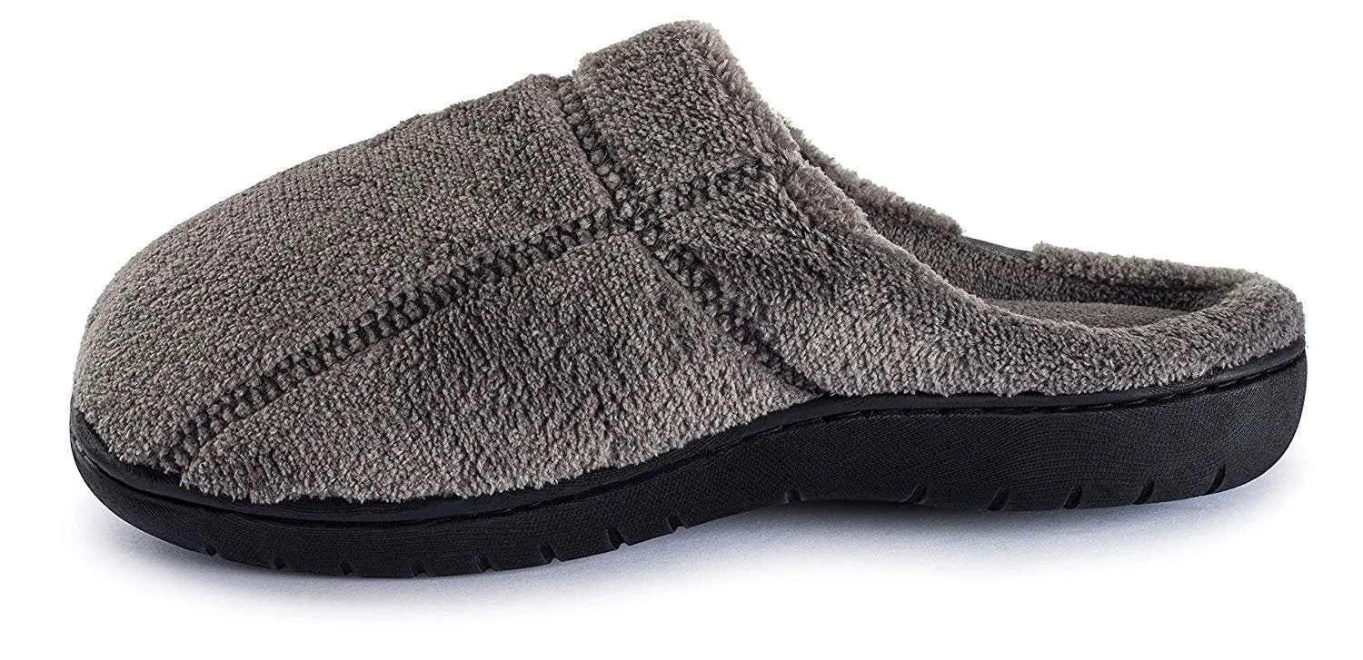 Pupeez Boy’s Terry Clog Big Kids Slippers