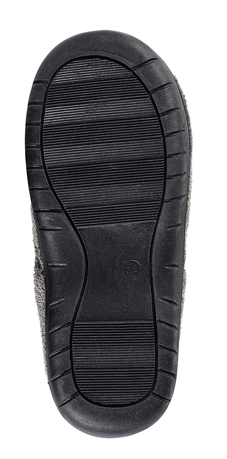 Pupeez Boy’s Terry Clog Big Kids Slippers