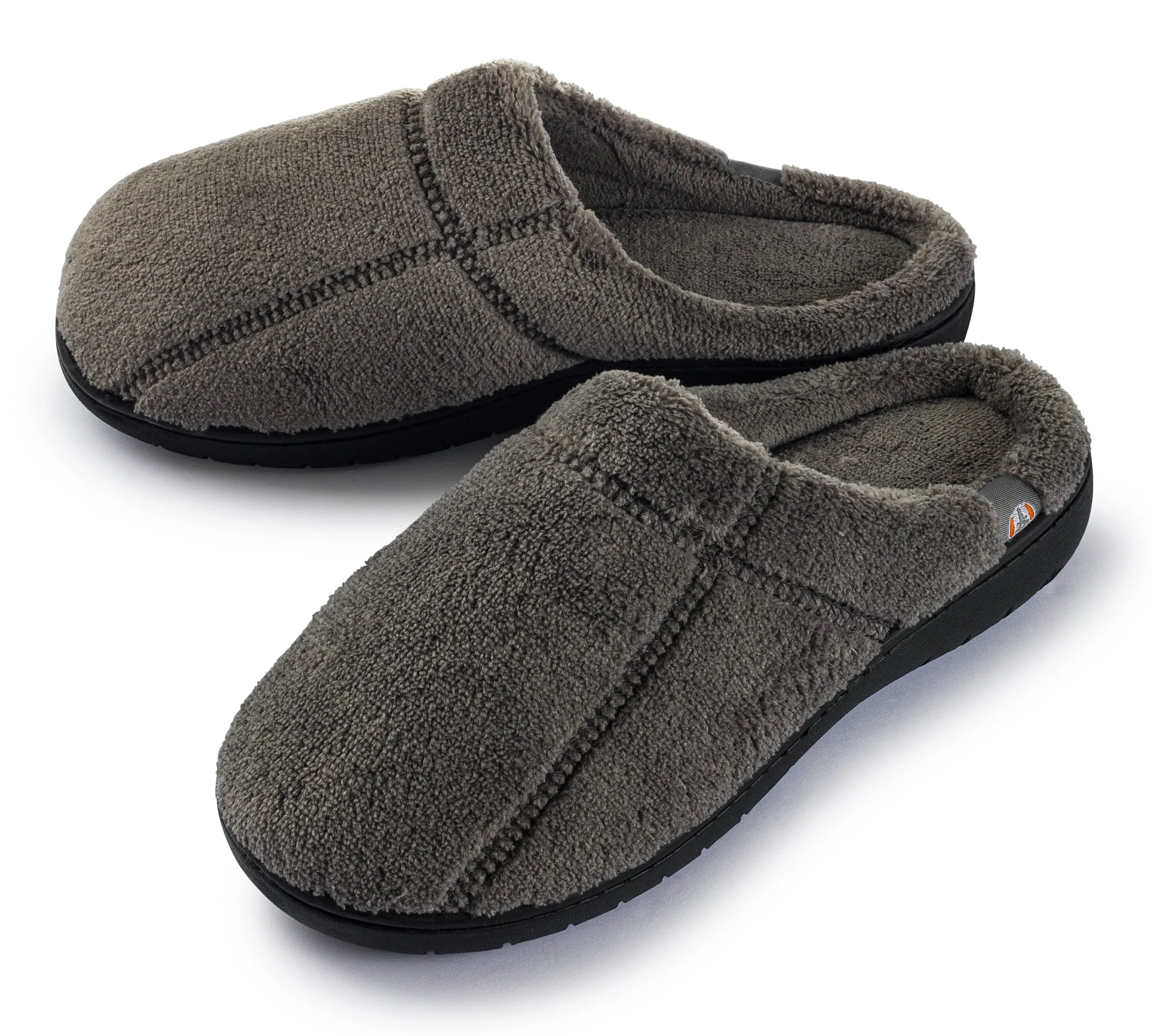 Pupeez Boy’s Terry Clog Big Kids Slippers