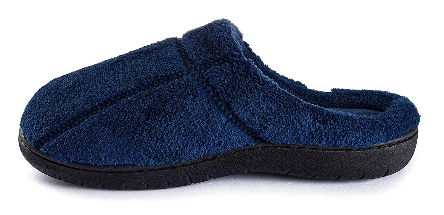 Pupeez Boy’s Terry Clog Big Kids Slippers