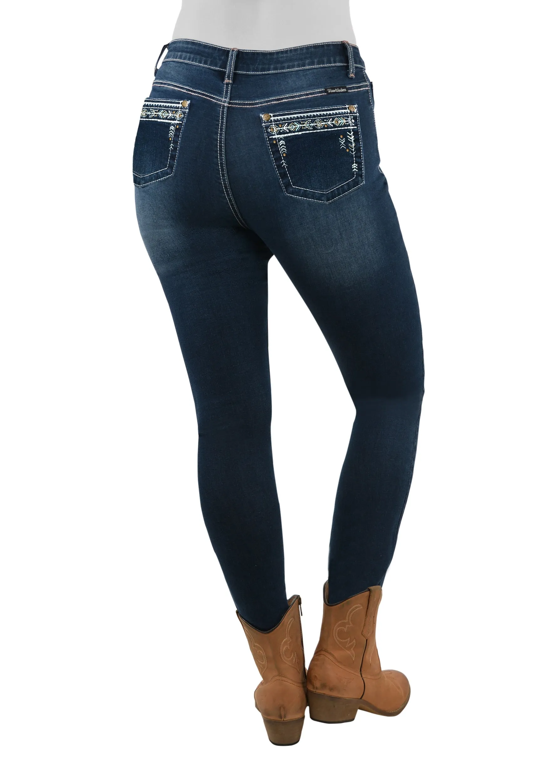 Pure Western Frida Hi Waist Super Skinny Jeans Midnight