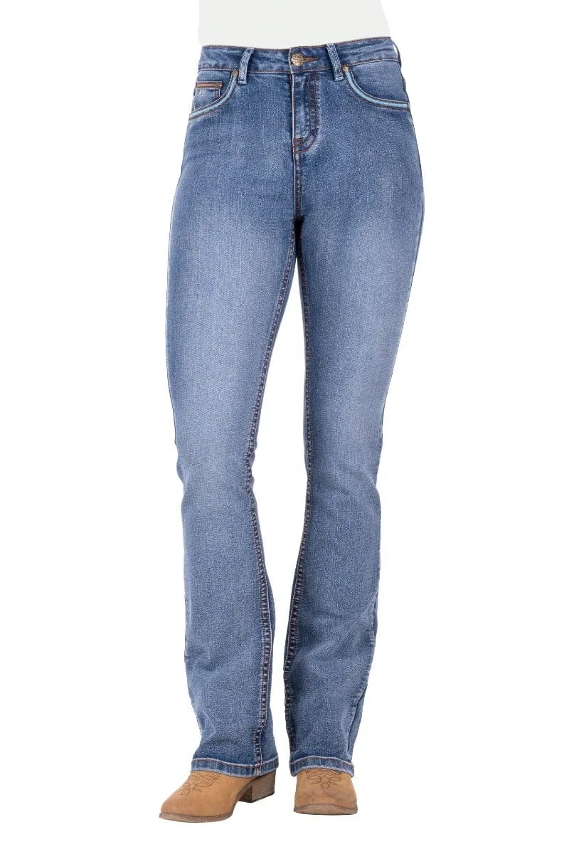 Pure Western Jeans Womens Nina Hi-Rise Bootcut (PCP2213607)