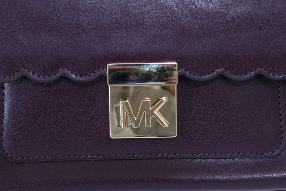 Purple MINDY Satchel Crossbody Bag