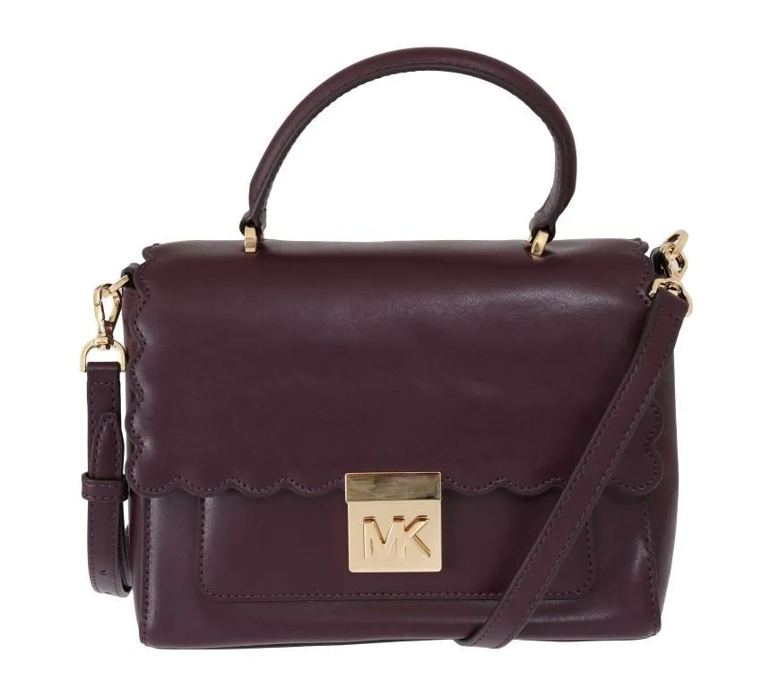 Purple MINDY Satchel Crossbody Bag
