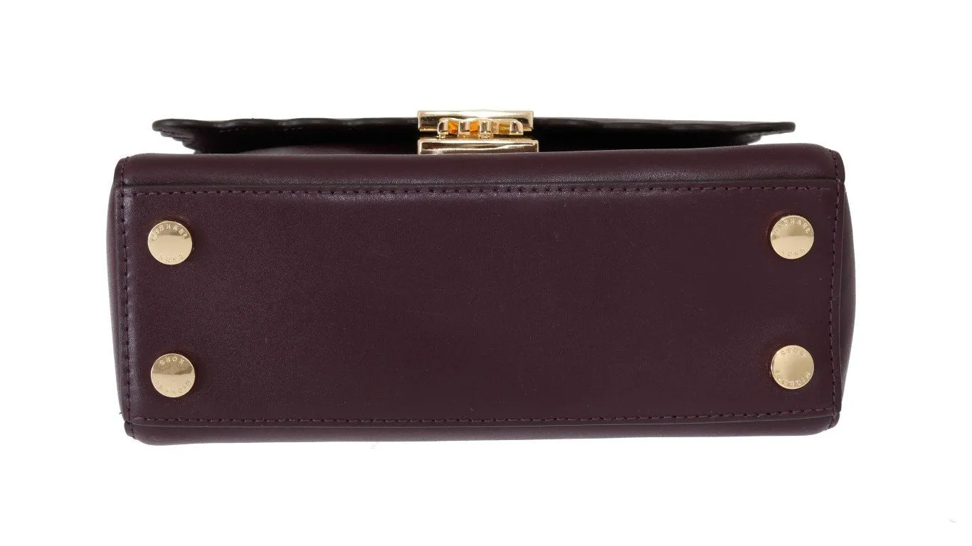 Purple MINDY Satchel Crossbody Bag