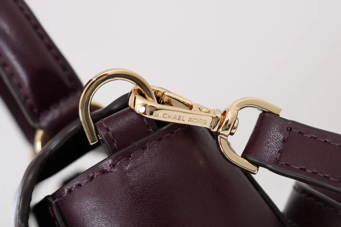 Purple MINDY Satchel Crossbody Bag