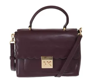 Purple MINDY Satchel Crossbody Bag